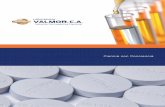 Catalogo - Valmor, C.Avalmorca.com.ve/wp-content/uploads/2015/04/Catalogo.pdf · licenciados, de la más alta calidad, apegados a las Normas de Buenas Prácticas de Manufactura y