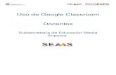 Uso de Google Classroom Docentescbtjuandediosbatiz.edu.mx/documentos/alumnos/btgem/BTGEM-D-T… · 3 Creación de un aula de clase utilizando Google Classroom 1. Ingrese a su correo