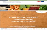plan bicentenario - COMPETITIVIDAD, ECONOMÍA · economía y empleo Programa de Apoyo a la Política Peruana de Promoción de las exportaciones de productos ecológicos EUROECOTRADE