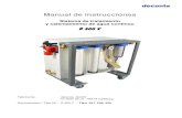 Sistema de tratamiento y calentamiento de agua continuoManual de instrucciones Sistema de tratamiento y calentamiento de agua continuo D 400 V Fabricante: deconta GmbH Im Geer 20,