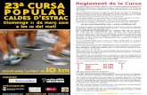Ajuntament de Caldes d'Estrac - Inici · Diumenge de març 2012 a les 10 del matí Reglament de la Cursa 1. L'Ajuntament de Caldes d'Estrac, amb la conformitat de la Federació Catalana