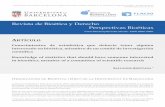 Revista de Bioética y Derecho Perspectivas Bioéticasscielo.isciii.es/pdf/bioetica/n37/articulo2.pdf · 2016. 9. 5. · Conocimientos de estadística que debería tener alguien interesado