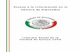 Acceso a la Información en la Cámara de Diputadosinicio.ifai.org.mx/InformesOtras/informe_CD_2005.pdf · En este entorno, la Cámara de Diputados enfrenta el reto de legislar ordenamientos