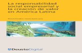 La responsabilidad social empresarial y la creación de ...redvalorcompartido.com/TEXTOS/responsabilidad y valor en AL.pdf · y distribución de energía, la situación actual de