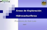 Áreas de Exploración Hidrocarburíferas...Carga y Evaluación de datos de pozo. Preparación de GIS. Copia y ordenamiento de información de pozos y sísmica (líneas papel y Legajos