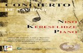 CONCIERTO - UPM CONCIERTO DE NAVIDAD NINO KERESELIDZE PIANO Obras de Bellini, Liszt y Rossini 18 de