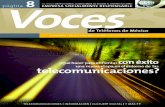 FORROS VOCES TM OCTUBRE - Telmexy marzo de este año. 07/02/05 Roberto Aguilar comenta que Telmex entra al mercado de mens ajes de texto,al ofrecer a sus clientes el envío de mensajes