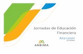 Jornadas de Educación Financiera · financiera Información detallada sobre proyectos e iniciativas de desarrollo de tecnologías educativas y sociales de Educación Financiera,