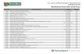 ADMINISTRACIÓN CENTRALtransparencia.tamaulipas.gob.mx/wp-content/uploads/2013/... · 2013. 12. 17. · xii. l ista de p roveedores y c ontratistas contratistas administraciÓn central