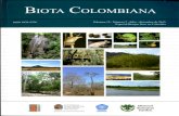 BIOTA ISSN 0124-5376 COLOMBIANA Volumen 13 • Número 2 ... · Volumen 13 • Número 2 • Julio - diciembre de 2012 Especial Bosque Seco en Colombia Missouri Botanical Garden UNIVERSIDAD