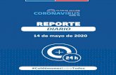 14 de mayo de 2020±as/Corona...2020/05/14  · Magallanes 935 14 13 1 16 2,52% 37.040 2.659 2.301 358 368 100% Información Epivigila, Epidemiología MINSAL / *Corresponden a pesquisa