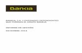 BANKIA, S.A. Y ENTIDADES DEPENDIENTES QUE FORMAN EL GRUPO … · 2.1. Breve descripción del Grupo Bankia y su estructura organizativa 4 2.2. Gobierno corporativo 5 2.3. Modelo de