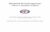 Hospital de Emergencias “José Casimiro Ulloa”...VILLA YABAR MIRNA INFORME DE AUTOEVALUACIÓN 2011 ... ubicada en la Av. Grau y la Asistencia Pública de Miraflores. Por Resolución