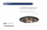 TUTORIAL Diseño de Circuitos Integrados€¦ · Circuitos Integrados Para proceso CIDESI_NM05 utilizando software libre Versión 0.1 13/04/2020 Dirección de Microtecnologías .