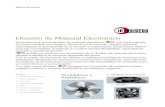 División de Material Electrónico - Intesiscon · 2012. 3. 22. · Ventiladores y Sopladores. Cables Especiales. Conectores. Autómatas Programables. Relés. Tubos Termorretráctiles.