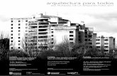 arquitectura para todos - Universidad de Navarra...arquitectura para todos DÍA MUNDIAL DE LA ARQUITECTURA 2011 7 octubre Exposición “Patxi Mangado, Arquitecto” Palacio del Condestable,