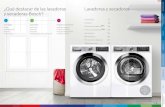 ¿Qué destacar de las lavadoras Lavadoras y secadoras y ......Bosch ofrece una amplia gama de lavadoras con múltiples programas, funciones Combinándola con la mayor parte de los