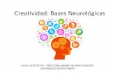 Creatividad: Bases Neurológicas...BASES NEUROLÓGICAS Y SOCIALES La creatividad es propia del ser humano ... Se gesta una idea y entra en juego el manejo del lenguaje: verbal, ...