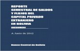 REPORTE SEMESTRAL DE SALDOS Y FLUJOS DEL ......En 2011 los flujos de inversión directa se incrementaron, mientras que los flujos de inversión de cartera y otros flujos (relacionados