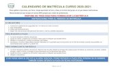 CALENDARIO DE MATRÍCULA CURSO 2020-2021eoigijon.com/wp-content/uploads/2020/09/1_calendar...Intermedio B1.2que promocionaa Nivel Intermedio B2.1: a partir de las 9:00 ALEMÁN: a partir