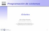 Programación de sistemas - Academia Cartagena99 · • Facilita la utilización del árbol en operaciones de búsqueda, inserción, eliminación • Dependiendo de la implementación,