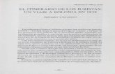 EL ITINERARIO DE LOS JURISTAS: UN VIAJE A BOLONIA EN 1838 · un antepasado suyo, D. Joaquín de Nuix y de Ferrer, en 1838, de Ceret a Bolonia, conservado en el archivo de la familia;