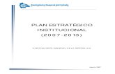PLAN ESTRAT£â€°GICO INSTITUCIONAL (2007 -2013) Plan Estrat£©gico Institucional 2007-2013, como punto de