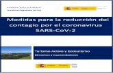 Medidas para la reducción del contagio por el coronavirus SARS … · 2020. 5. 10. · Turismo Activo y Ecoturismo. Directrices y recomendaciones . Medidas para la reducción del