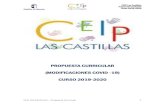 PROPUESTA CURRICULAR (MODIFICACIONES COVID -19) …ceip-lascastillas.centros.castillalamancha.es/sites/ceip-lascastillas.centros.castill...Propuesta Curricular Curso 2019-2020 CEIP