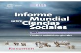 Informe mundial sobre ciencias sociales: cambios ... · Title: Informe mundial sobre ciencias sociales: cambios ambientales globales, resumen; 2013 Author: International Social Science