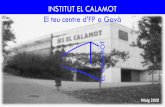 INSTITUT EL CALAMOT El teu centre d’FP a Gavà...MÒDULS PROFESSIONALS NOM M0 Mòdul dual M6 Administració de sistemes operatius M8 Serveis de xarxa i Internet M9 Implantació d'aplicacions
