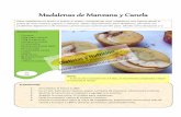 Madalenas de Manzana y Caneladietistasynutricion.com/web/wp-content/uploads/... · Colocar la manzana sobre la masa de magdalenas, espolvorear con un poco más de canela y hornear