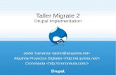 Taller Migrate 2 - 2012.drupalday.es de Migrate 2.pdf · Requisitos para el taller Portátil Instalación de Virtualbox Ganas de currar Conocimientos básicos de entornos Linux Conocimientos