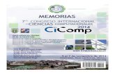 CiComp 2014 - CICESEjosue/pdf/Memoria_ExtensoCICOMP.pdf · FIAD) y al Dr. Luis Enrique Palafox Maestre (Director FCQI). Un especial Agradecimiento a Everardo Santiago Ramírez y Takao