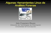 Algunas Herramientas Linux de Análisis Forenseifoppian/seguridad/forensics.pdf · Objetivo es proveer un resumen de algunas herramientas linux para el análisis de sistemas post-mortem