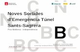 d’Emergència Túnel Sants-Sagrera · ineco . a-a planta pozo independencia proyecto constructivo de urbanizaciÓn asociada a la cabecera norte de sants y plaza de paises catalanes