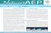 Noticias · ESPECIAL 66 Congreso de la AEP Zaragoza 7, 8 y 9 de junio de 2018 JUNIO 2018 • Nº 61 ASOCIACIÓN ESPAÑOLA DE PEDIATRÍA • C/ Aguirre, 1 - bajo D • 28009 Madrid