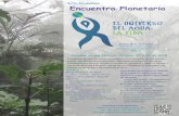 Acto Ciudadano Encuentro Planetario · Chicaque Parque Natural, Octubre 25 y 26 de 2018 Temática Visión ancestral del agua. David Villafañe Mamo Arhuaco. Agua y salud pública: