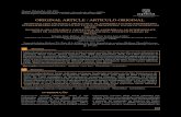 ORIGINAL ARTICLE / ARTÍCULO ORIGINAL€¦ · Müller, G, Ribeiro, PB & Costa, PRP. 1983. Nascimento, CG, Nascimento, AA, Mapeli, EB, Tebalde, JH, Duarte, JMB & Hoppe EGL. 2 0 0 6