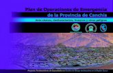 Plan de Operaciones de Emergencia de la Provincia de Canchis · Comité Provincial de Defensa Civil de Canchis Asesoría Técnica: Centro de Estudios y Prevención de Desastres -