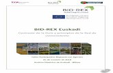 BID-REX Euskadi · con la gestión de la información de biodiversidad. 5 Establecer directrices y orientar la acción de los agentes del sistema Ser más eficaces y efectivos en