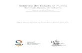 Gobierno del Estado de Puebla - ITAIPUE · Egresos del Estado de Puebla 2018, para fines de transparencia que contendrá los apartados de información presupuestal complementaria