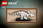 21320 - lego.com · Los terópodos son un suborden de dinosaurios de huesos huecos y extremidades acabadas en tres dedos. Con sus hasta 13 m de longitud y 7 m de altura, es posible