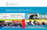 Memoria 2016-2017 · MEMORIA 2016-2017 / CÁTEDRA DE DERECHOS HUMANOS DE LA UNIVERSIDAD DE CHILE2 Av. Libertador Bernardo OHiggins 1058, of. 235. Santiago. Chile derechoshumanosu.uchile.cl