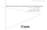 Democracia Estado Ciudadanía - FLACSOANDES · de una democracia pasiva a una democracia activa. crecen las presiones públicas por un estado más transparente, descentralizado, abierto.