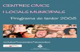 Programa de tardor 2008 I LOCALS MUNICIPALS CENTRES CÍVICS · Centre Cívic La Geltrú Del 6 d’octubre al 22 de desembre, els dilluns de 18.00 a 19.30h JUGUEM AMB MÚSICA Curs
