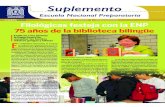 Suplementodgenp.unam.mx/gaceta/2019/gaceta_ENP_404.pdf · Suplemento Escuela Nacional Preparatoria E n la Biblioteca Vasconcelos, se inauguró el programa de celebraciones por el