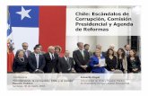 Chile: Escándalos de Corrupción, Comisión Presidencial y Agenda … · 2015 Fte.: Encuesta CEP COMISIÓN PRESIDENCIAL Detonante . Corrupción, tráfico de influencias, conflictos