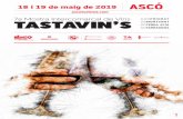 7a Mostra Intercomarcal de Vins TASTAVIN’S DO TERRA ALTA MONTSANT · 2019. 5. 13. · TASTAVIN’S 7a Mostra Intercomarcal de Vins 18 i 19 de maig de 2019 ascoturisme.com DOQPRIORAT