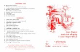 GENER 2016Nadal 2015 i gener 2016 ... l’Orfeó Badaloní ens oferirà un acurat concert de nadales d’autors catalans. - A les 12, Eucaristia concelebrada del Naixement de Jesús.